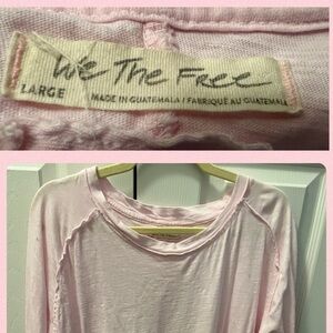 Pink ‘We The Free’ long sleeve tunic.